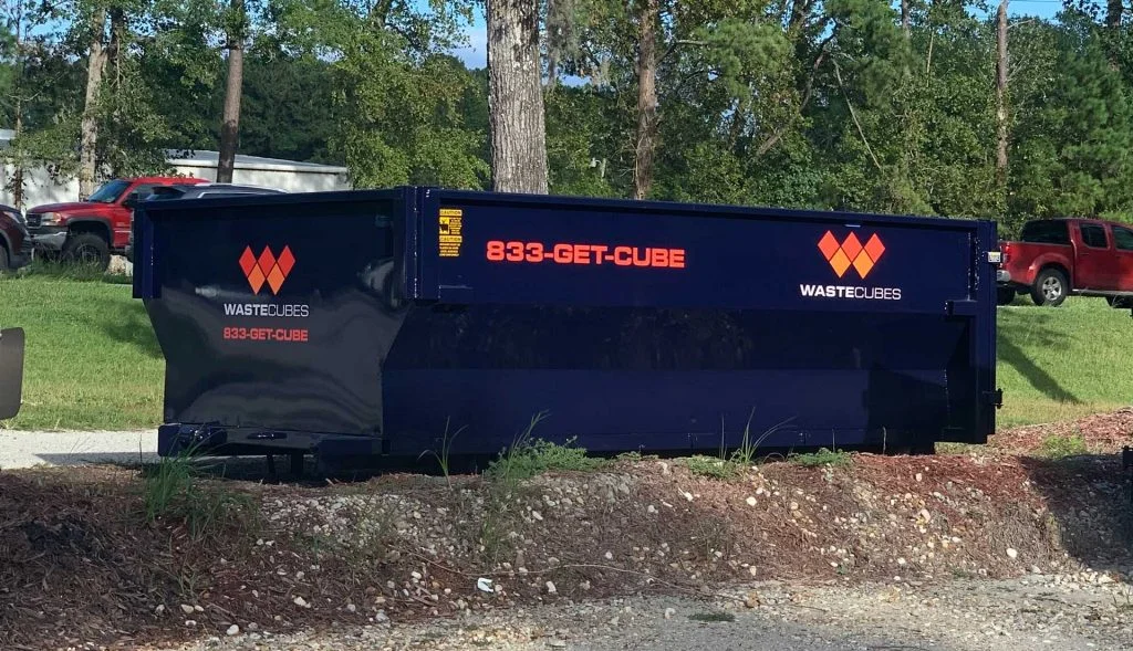 waste cubes container 12yd