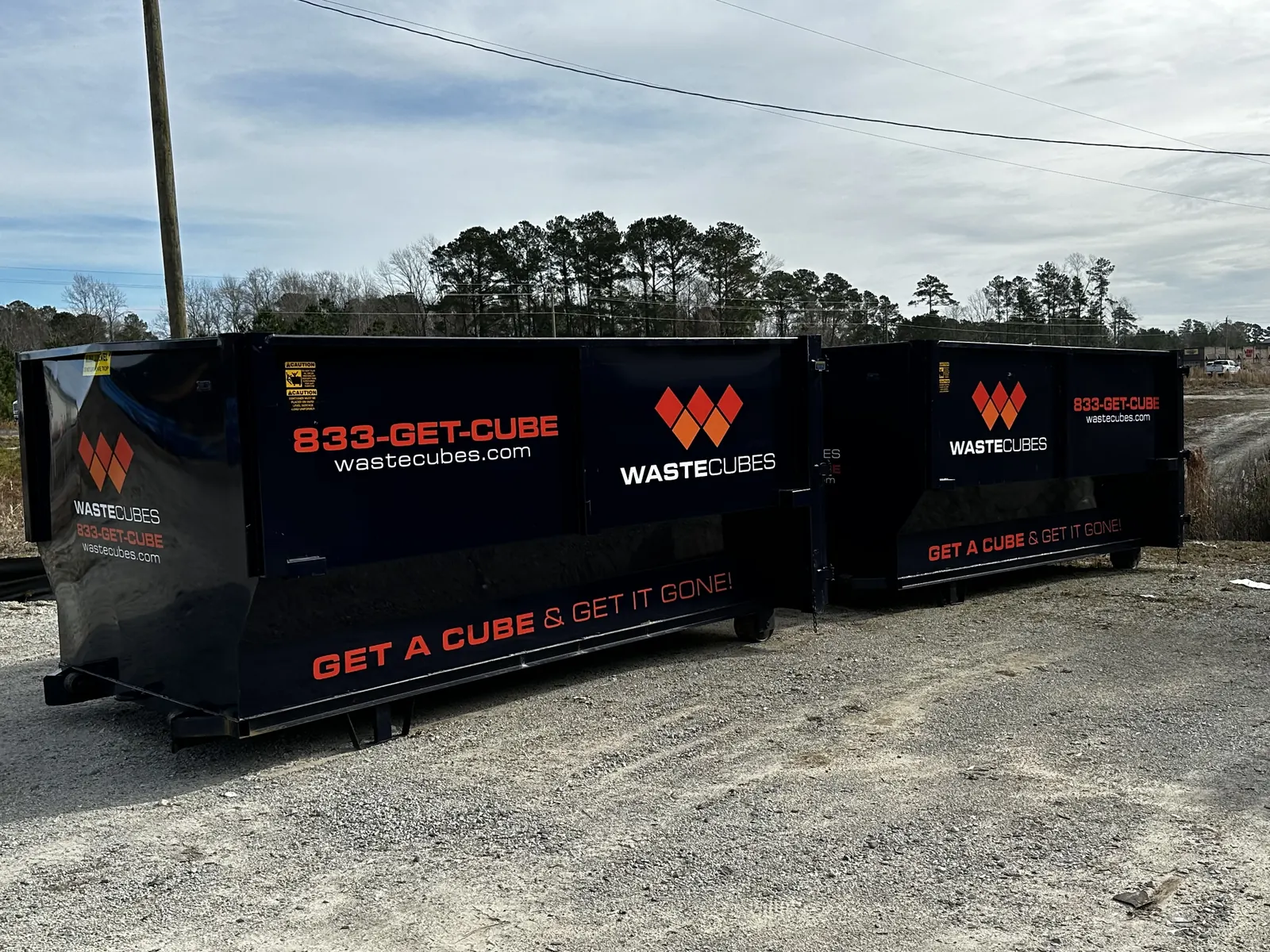 18 yard dumpster — Waste Cubes